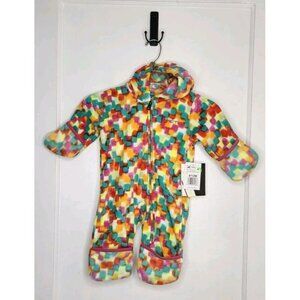 NWT Arctix Infant Snowflake Bunting Suit Size 9-12M Dots Print Multi
